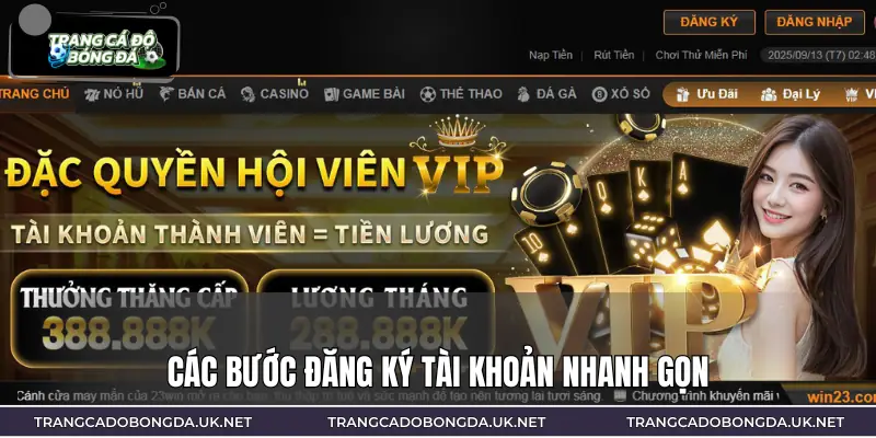 Cách đăng ký tài khoản 23WIN đơn giản, nhanh chóng cho người mới