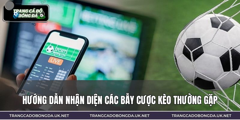 Hướng dẫn nhận diện các bẫy cược kèo thường gặp của nhà cái